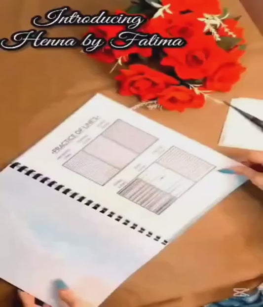Mehndi Practice Book Practice book Learn Mehndi easily