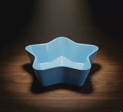 Star Shape Ceramic Dessert Bowl Set – Colorful Baking & Serving Cups