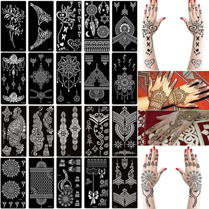 Mehndi Sticker Six Design Sheet