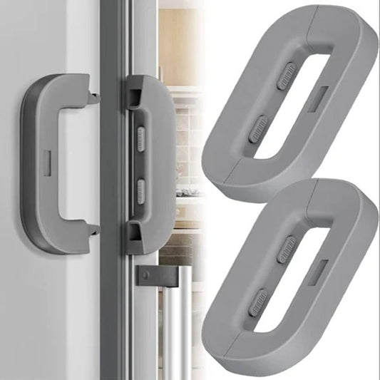Self-Adhesive Freezer Lock Refrigerator Fridge Door Lock