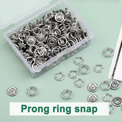 9.5mm Snap Buttons (Pack of 50 pcs)
