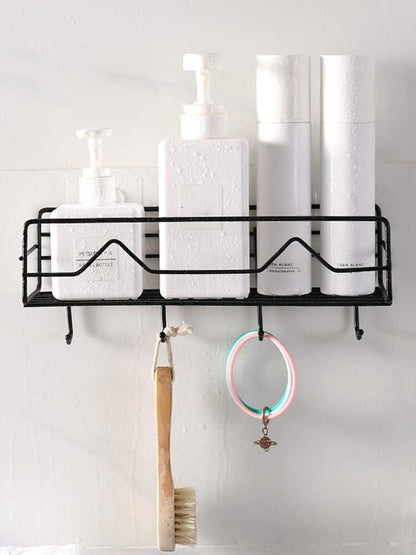 Wall Mounted Storage Rack With Hook